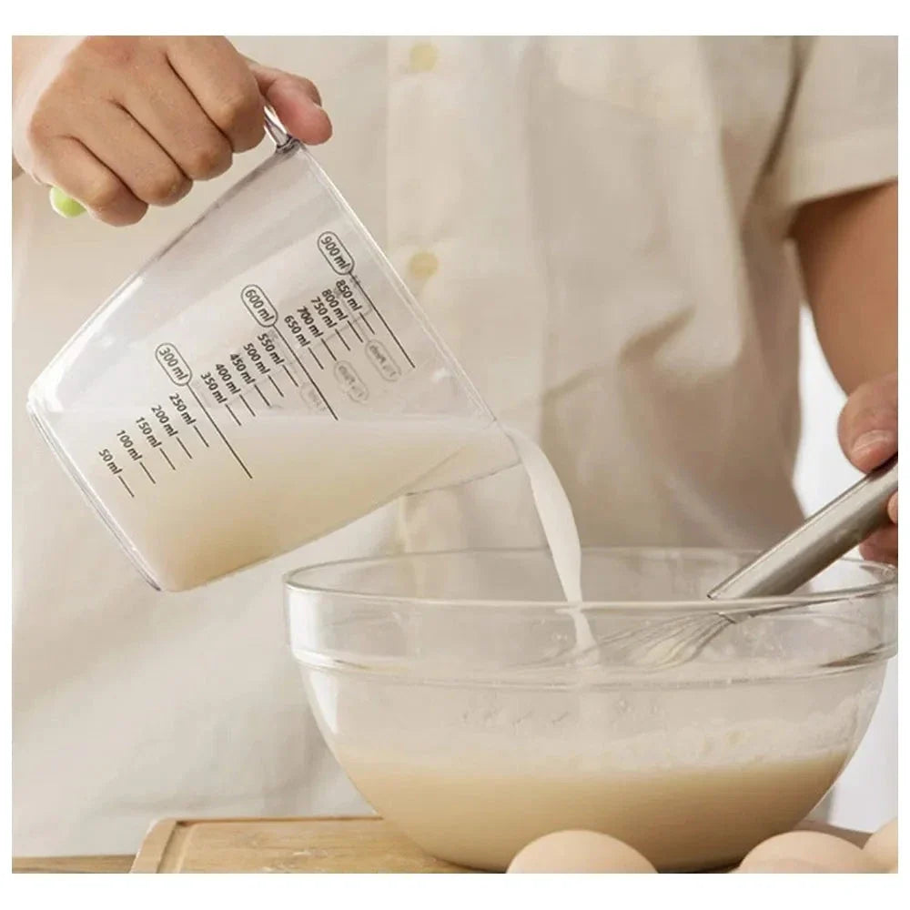 Measuring Cup With Angled Grip and Spout