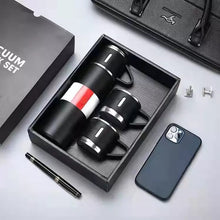 500ml Stainless Steel Vacuum Insulated Thermos Flask With 3 Cups