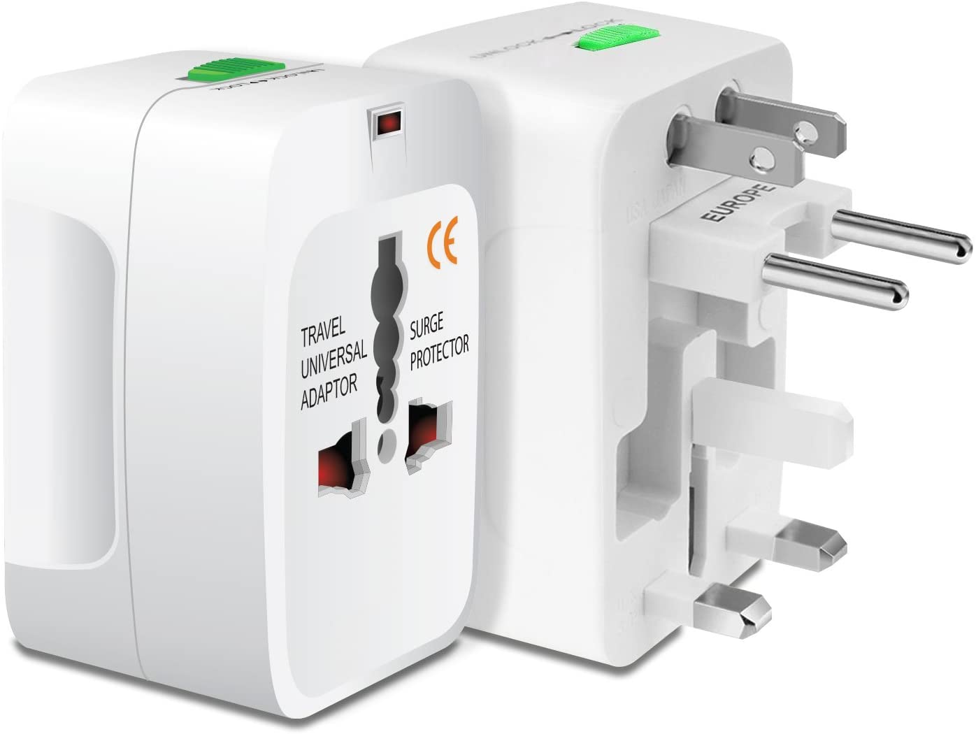 Surge Protector All in One Universal Worldwide Travel Wall Charger Adapter AC Power AU UK US EU Conversion Plug Adaptor