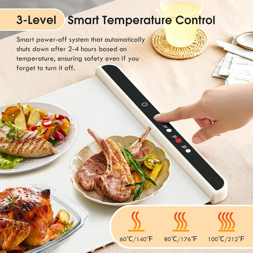 Electric Warming Tray – Full Surface Food Warmer Mat (Random Color)