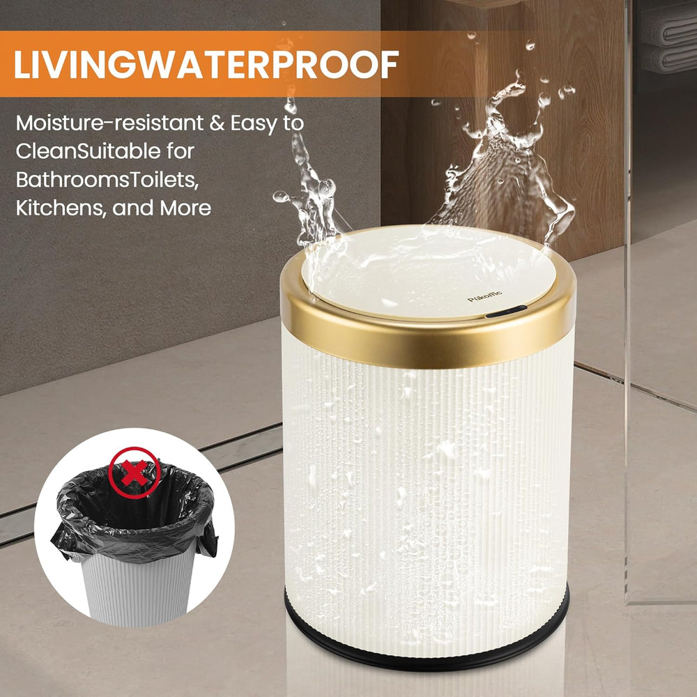Motion Sensor Trash Can with Lid – 5L & 8L | Waterproof Auto Dustbin