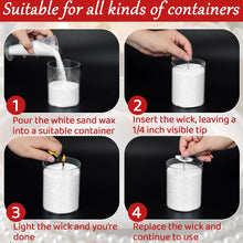 1Kg Sand Wax With Wicks