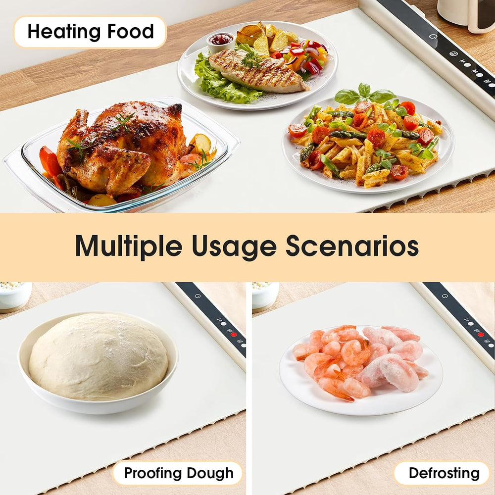 Electric Warming Tray – Full Surface Food Warmer Mat (Random Color)