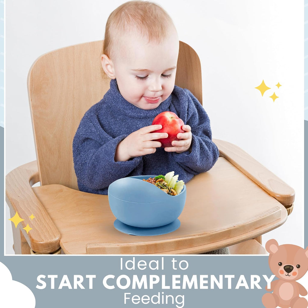 Babies Suction Bowl, Spoon & Fork Set