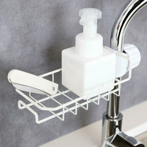 Sink Faucet Sponge Holder Sink Caddy Organizer