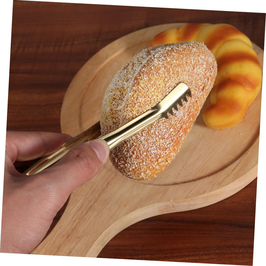 Stainless Steel Mini Serving Golden Tong