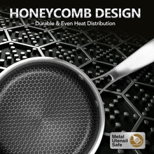 Honeycomb Laser Coated Stainless Steel Soup Pot & Saucepan