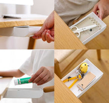 Multifunctional Self-Adhesive Retractable Under The Table Mini Hidden Drawer Organizer