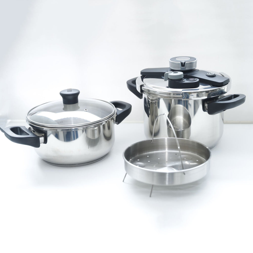 Stainless Steel Pressure Cooker Combo | Best Cooker Set in Pakistan