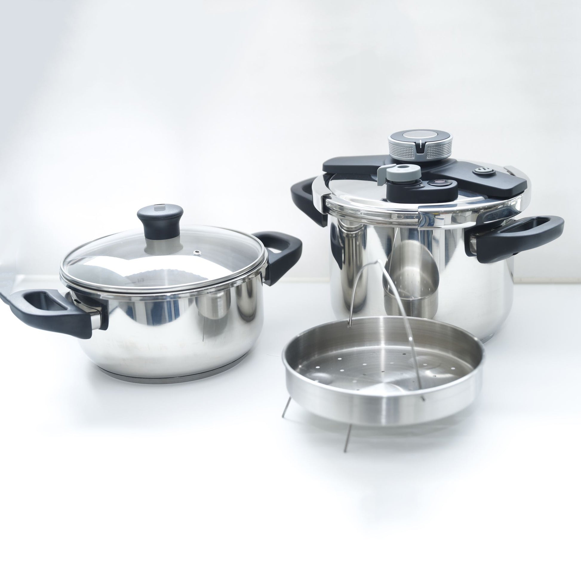 Stainless Steel Pressure Cooker Combo | Best Cooker Set in Pakistan