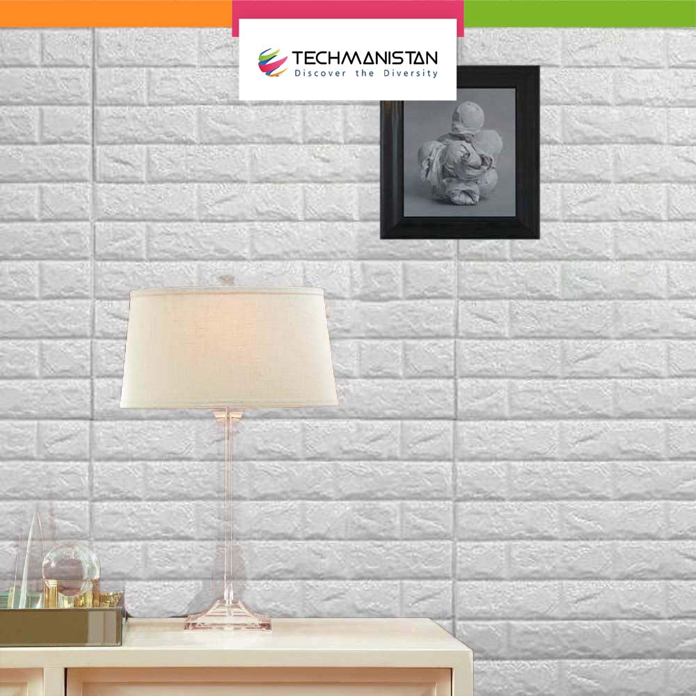 Pack of 4 - 3D Brick Wall Stickers