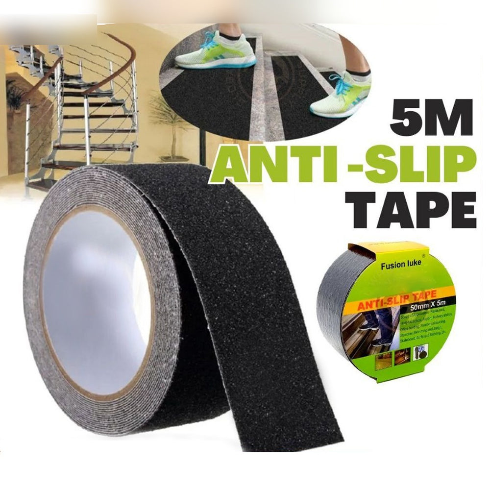 Anti-Slip Tape, High Traction Grip Non-Skid Strip Abrasive Adhesive