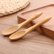 Pack of 6 - Mini Reusable Bamboo Wooden Spoons