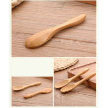 Pack of 6 - Mini Reusable Bamboo Wooden Spoons