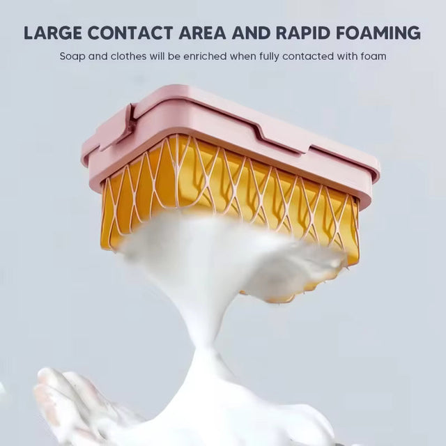 Mesh Soap Foaming Box & Draining Soap Holder