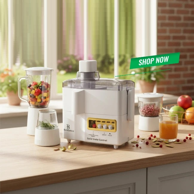 4in1 - Ultimate Juicing Machine, Chopping, Blender & Grinder