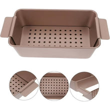 Meatloaf Pan with Drain Tray | Bread Loaf Pan with Insert