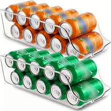 Soda Can Organizer for Refrigerator | Fridge & Pantry Can Holder – Holds 9 Cans