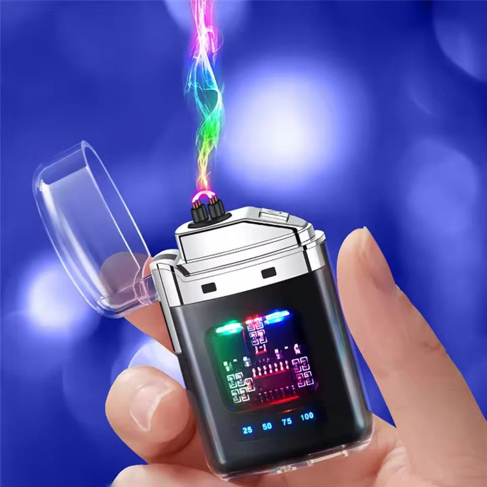 Rechargeable USB Arc Lighter With Ignition and LED Power Display