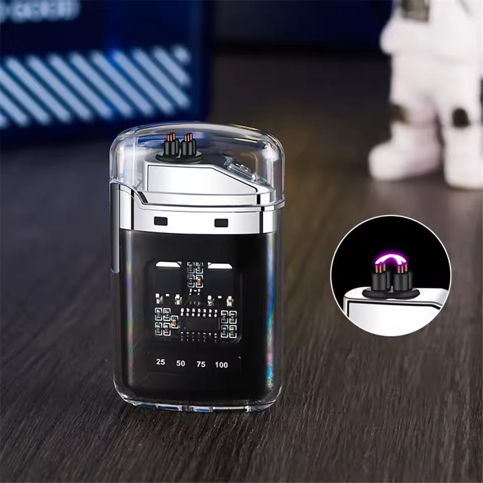 Rechargeable USB Arc Lighter With Ignition and LED Power Display