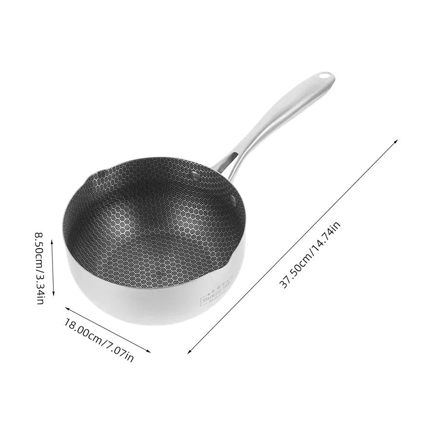 Single Sided Laser Coated Honeycomb Sauce Pan