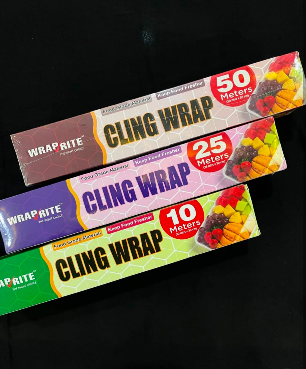WrapRite Cling Film – Premium Food Wrap | 10m, 25m & 50m