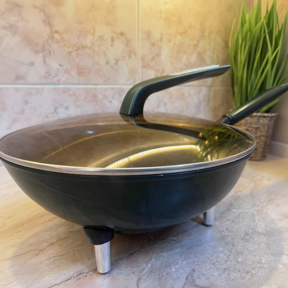 Multi Functional Electric Wok Appliance - Advanced Heating Technology