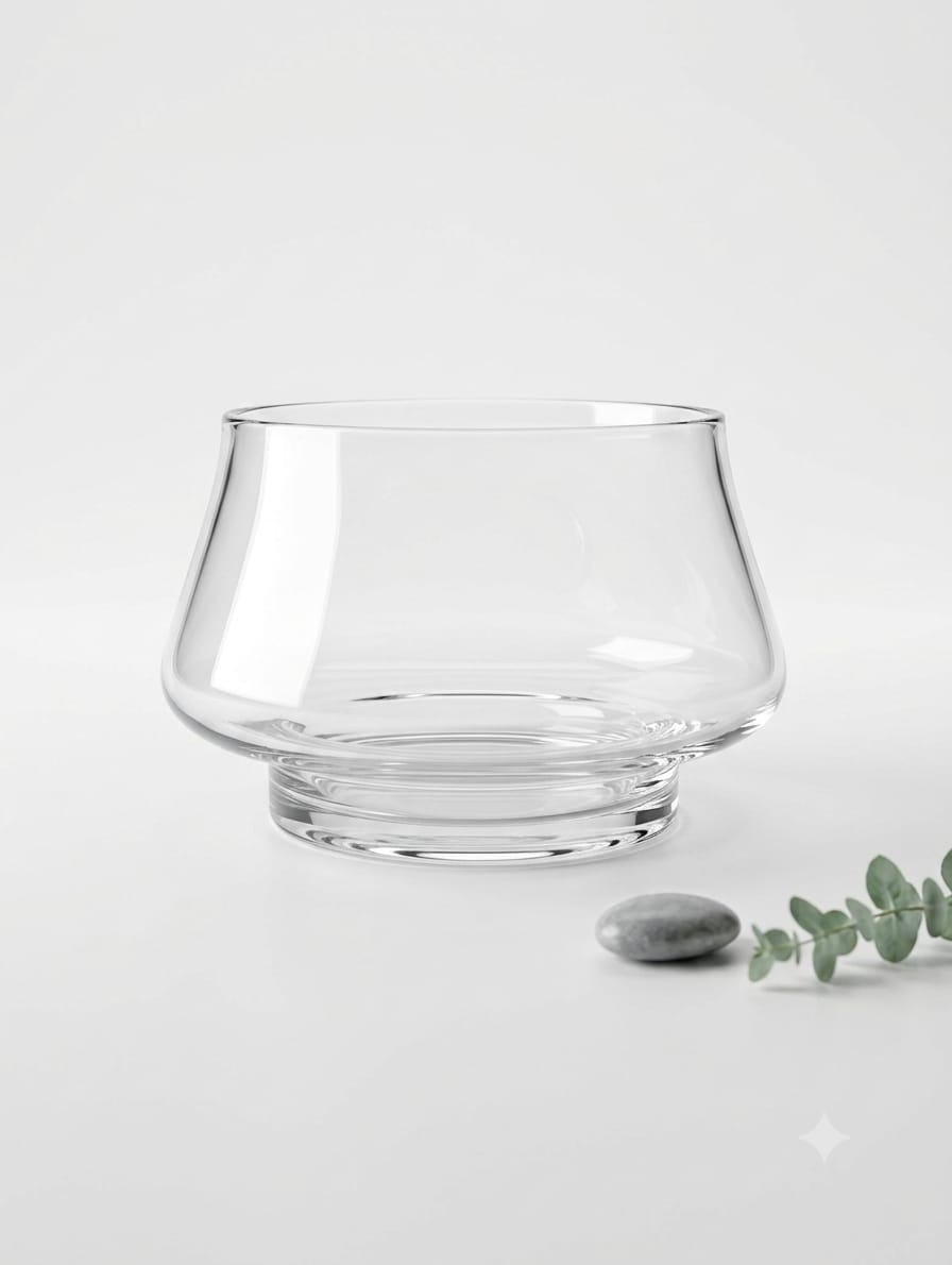 Unique Design Glass Punch Bowl