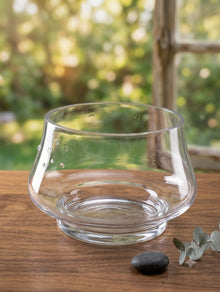 Unique Design Glass Punch Bowl