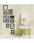 Set of 9 - Picture Frames - Black