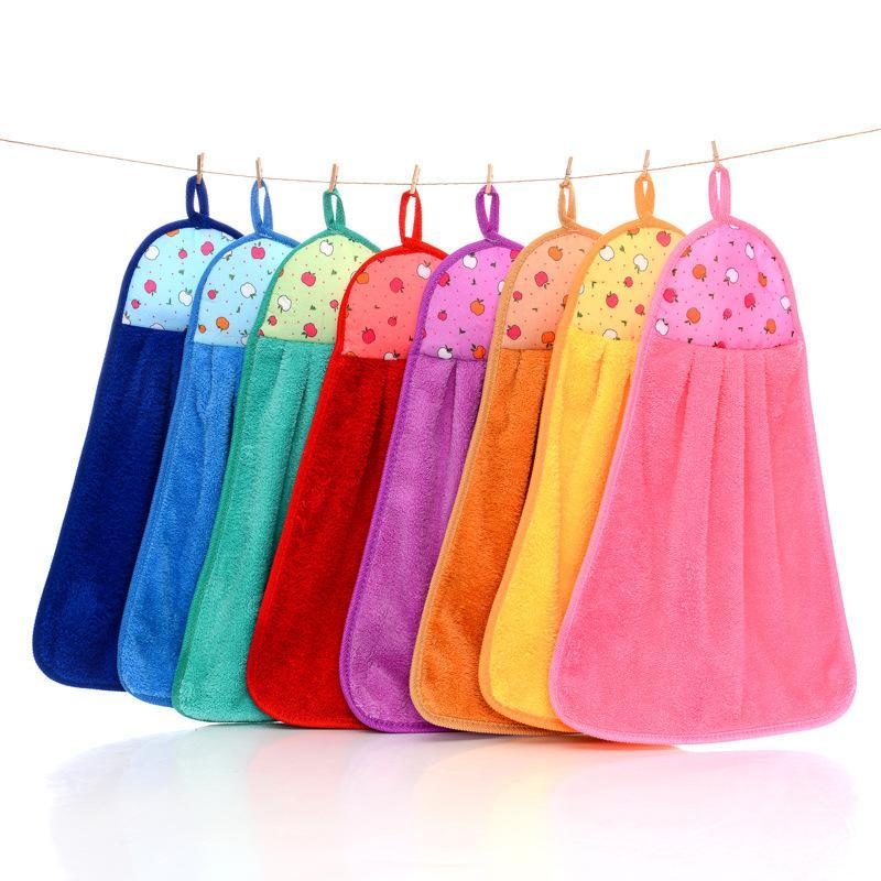 Techmanistan Hanging Kitchen Towel Wipe Cloth for Kitchen & Bathroom for Dusting and Cleaning Counter