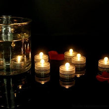 Pack of 12 - Submersible Battery Operated LED Tea Lights