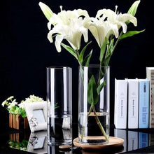 Acrylic Clear Cylinder Flower Vase