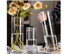 Acrylic Clear Cylinder Flower Vase