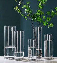 Acrylic Clear Cylinder Flower Vase