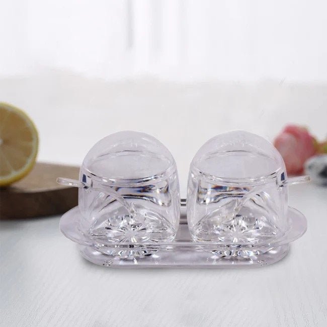 Acrylic Convenient Jam Jar, Clear Seasoning Box