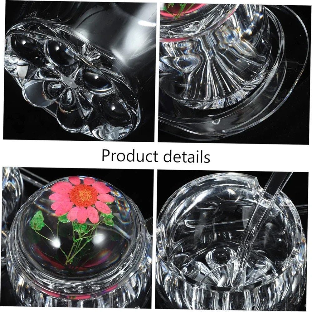 Acrylic Convenient Jam Jar, Clear Seasoning Box