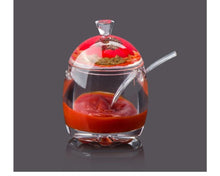 Acrylic Convenient Jam Jar, Clear Seasoning Box