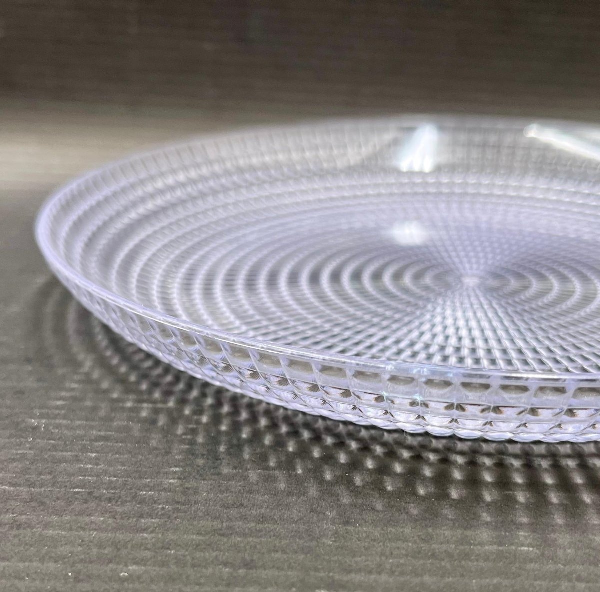 Pack of 6 - Acrylic Round Serving Plate