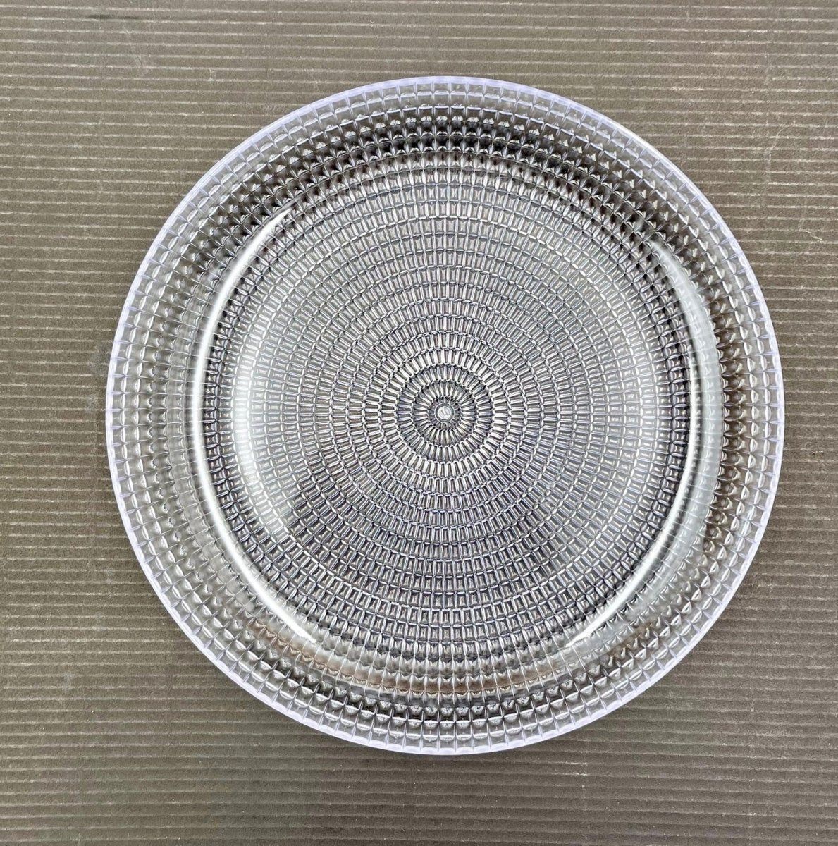 Pack of 6 - Acrylic Round Serving Plate