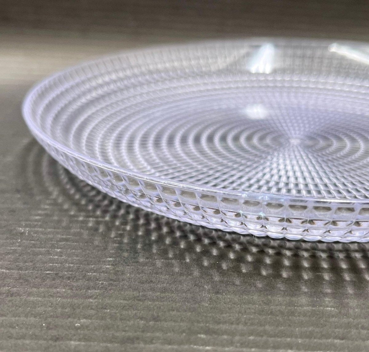 Pack of 6 - Acrylic Round Serving Plate
