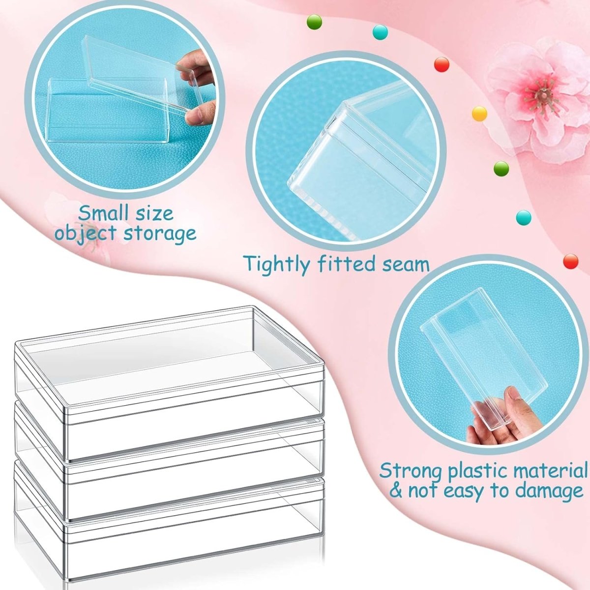 Acrylic Storage Boxes with Lids