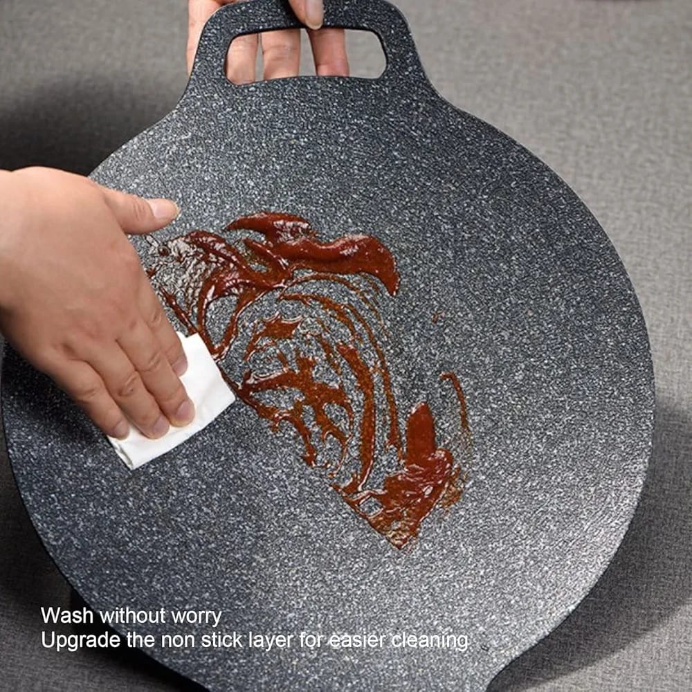 Aluminum Nonstick Tawa, Korean BBQ Grill Pan