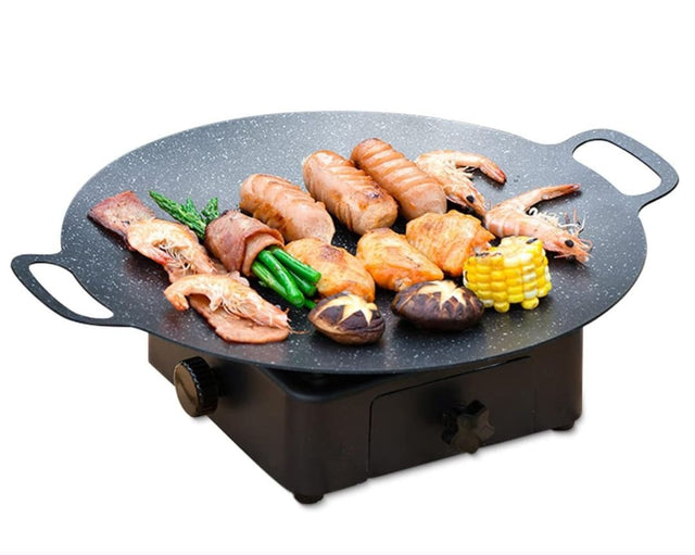 Aluminum Nonstick Tawa, Korean BBQ Grill Pan