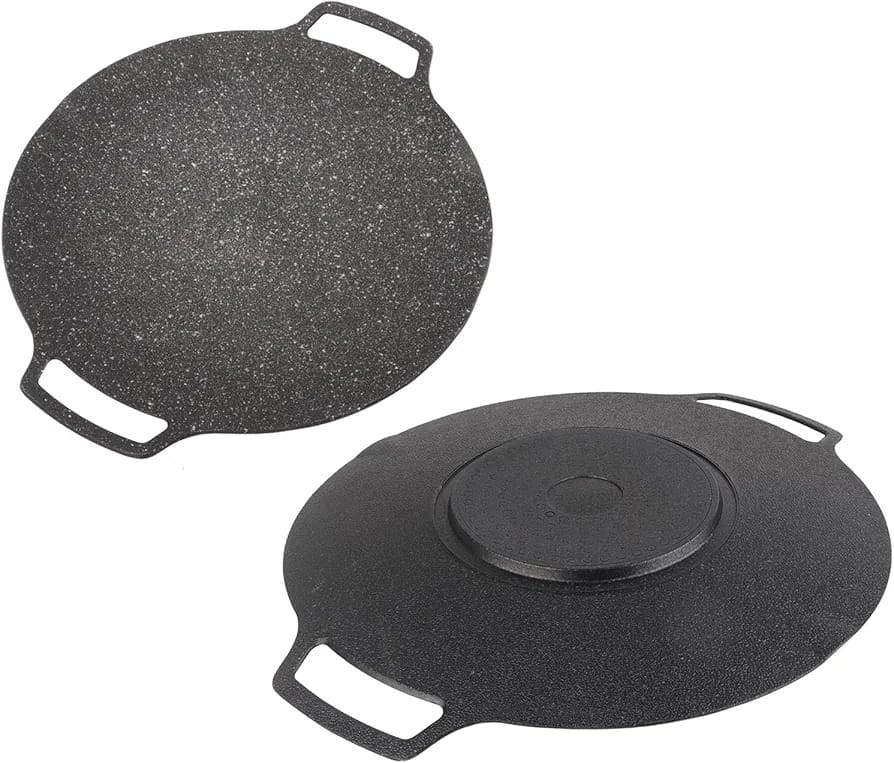 Aluminum Nonstick Tawa, Korean BBQ Grill Pan