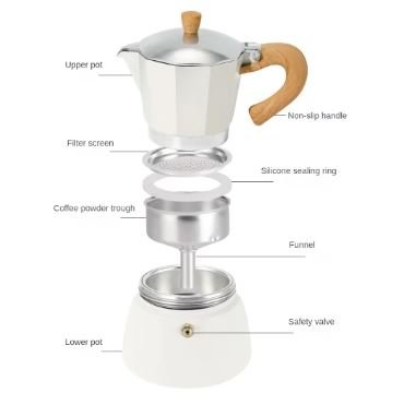 Aluminum Stovetop Mocha Espresso Maker