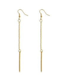 Metal Bar Ear Drop Earrings