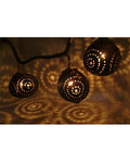 Set of 3 Globes - Natural Thai Coconut Shell Light
