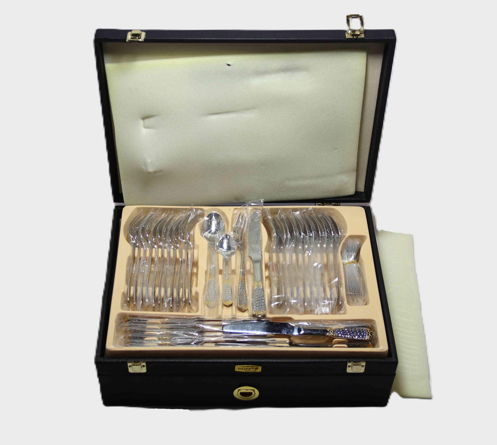 86-Piece Diplomat Cutlery Set with Premium Storage Case