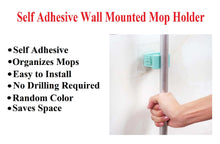 Random Color Self Adhesive Wall Mounted Mop Holder